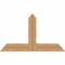 Ekena Millwork Portland Timber Gable Bracket, Western Red Cedar, 48"W x 28"H x 5 1/2"D x 5 1/2"F, 14/12 Pitch GBW048X28X0606POR00SWR - alternate 1